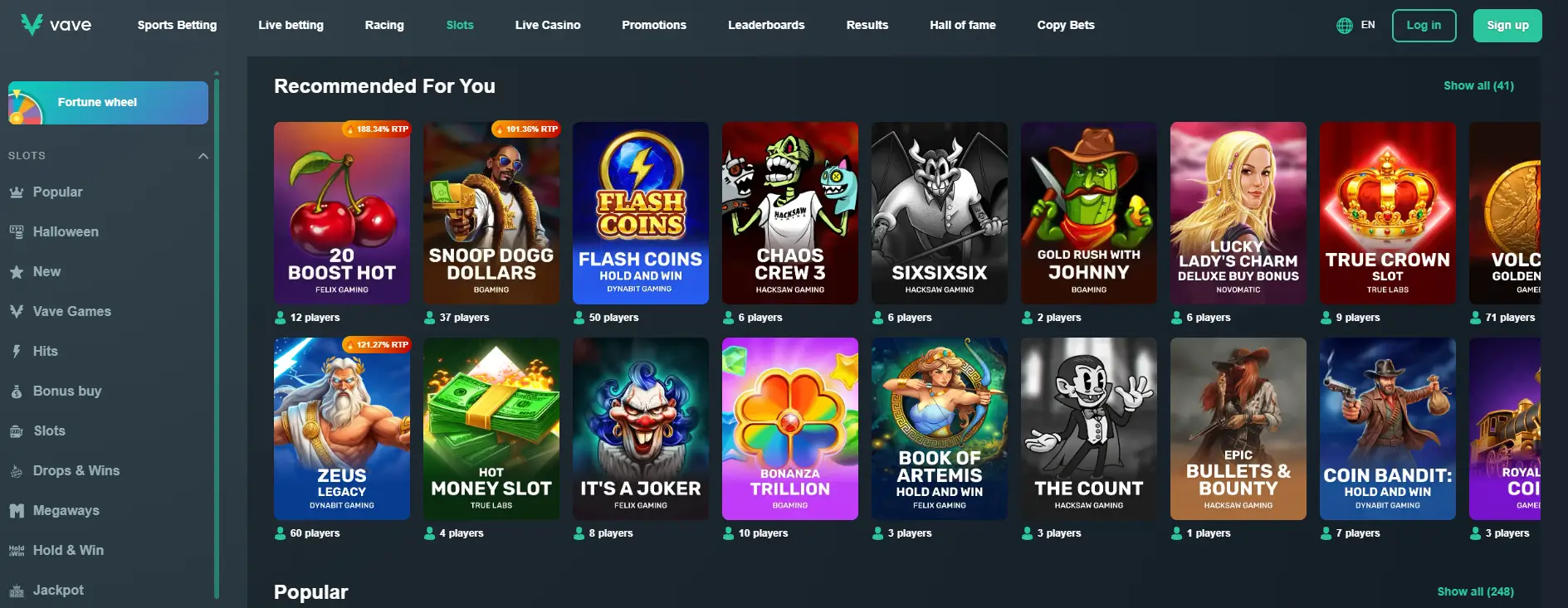 Vave Casino